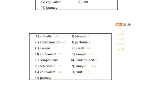 [24.4]--四级阅读模考解析24年12月第一套匹配题+选词填_最新更新，视频都在这_2026，6月六级速转存易和谐_1、2025年6月六级_10.2026六级英语橙啦_{1}--课程_{24}--四级6月7日模考解析