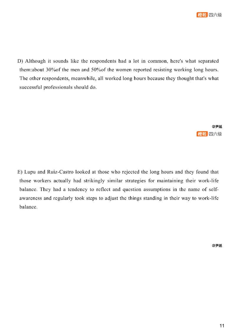 [24.4]--四级阅读模考解析24年12月第一套匹配题+选词填_最新更新，视频都在这_2026，6月六级速转存易和谐_1、2025年6月六级_10.2026六级英语橙啦_{1}--课程_{24}--四级6月7日模考解析