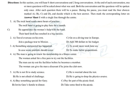 2013年12月大学英语6级（卷二）_最新更新，视频都在这_2026、6月四级速转存易和谐_四六级真题+资料包_六级真题_2007-2015年六级真题及答案解析_2013年12月英语六级真题