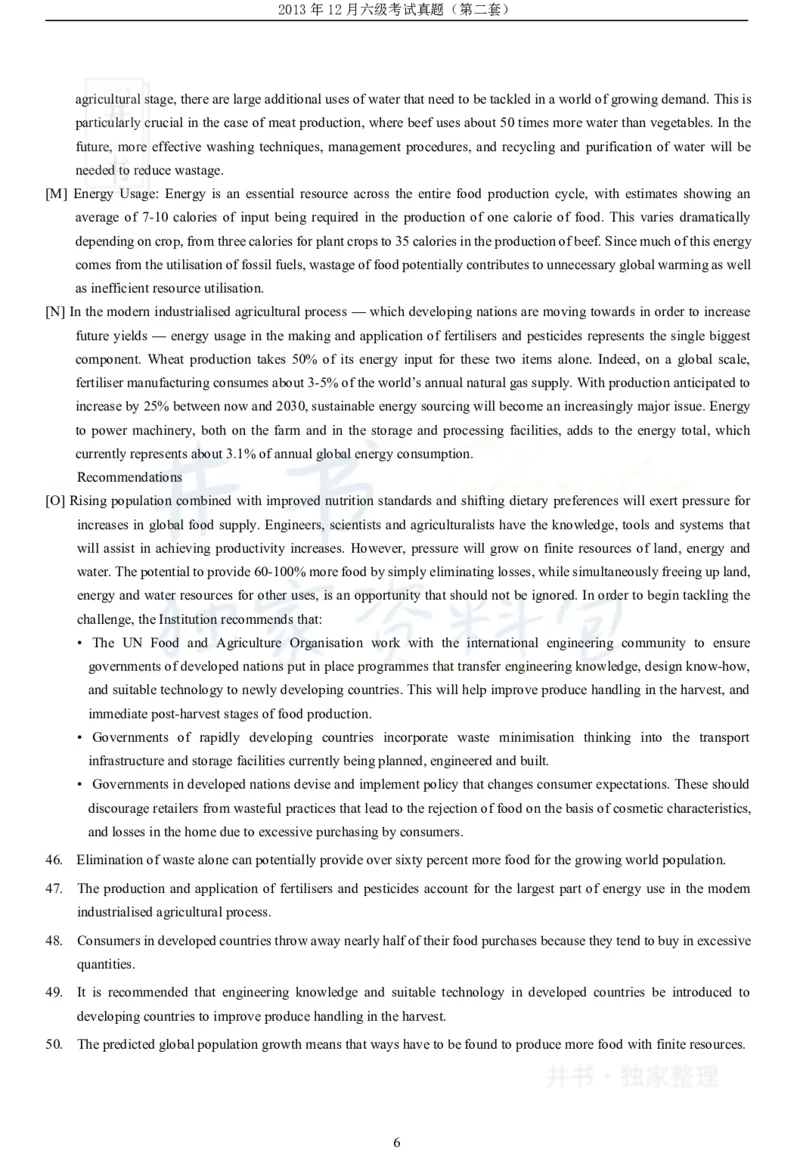 2013年12月大学英语6级（卷二）_最新更新，视频都在这_2026、6月四级速转存易和谐_四六级真题+资料包_六级真题_2007-2015年六级真题及答案解析_2013年12月英语六级真题