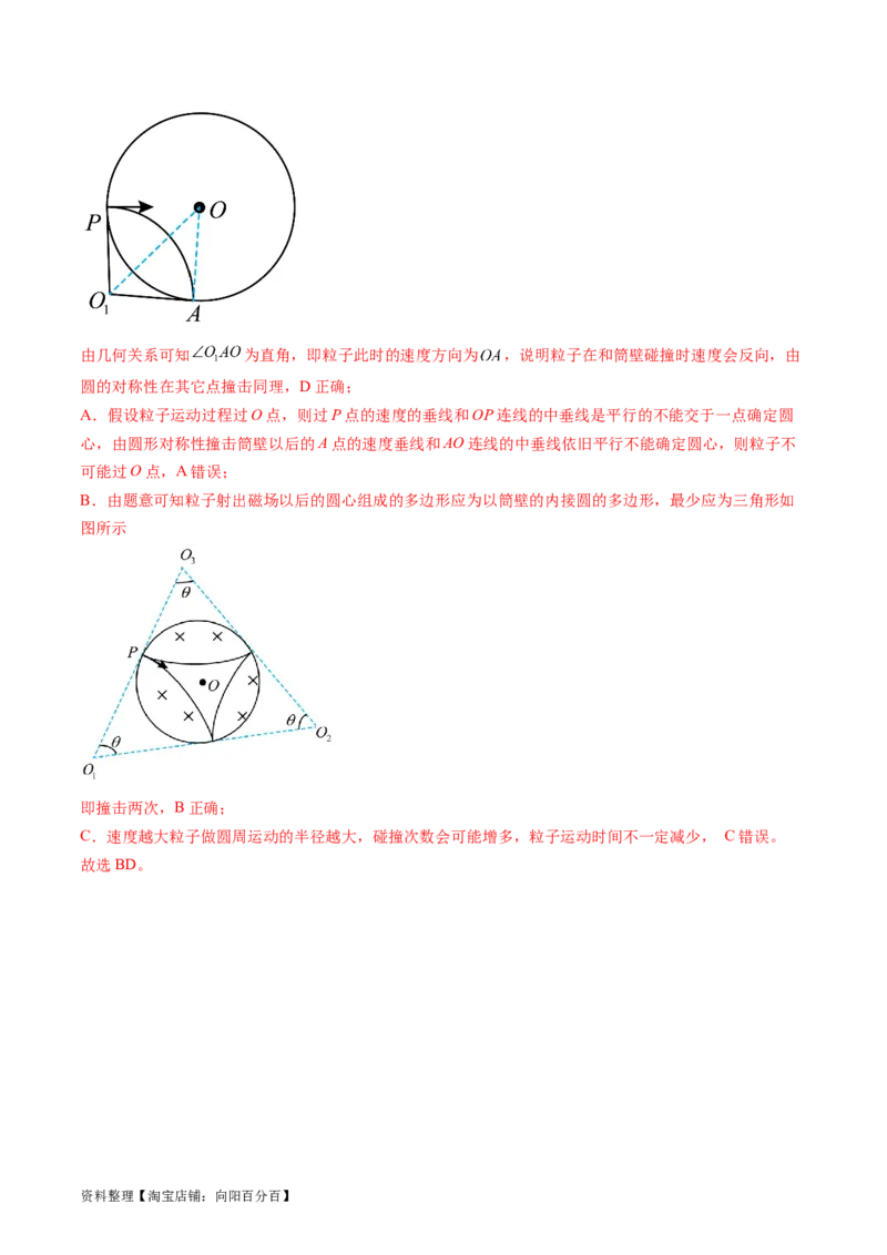 第51讲带电粒子在有界匀强磁场中的运动（讲义）（解析版）_04高考物理_新高考复习资料_2024新高考复习资料_一轮复习资料_2024年高考物理一轮复习讲练测（讲义+练习+课件）（新高考）