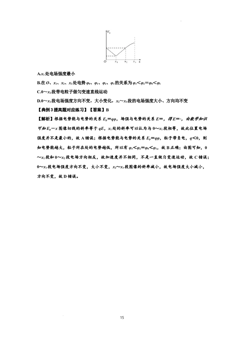 知识点66：静电场中的图象问题（提高解析版）_04高考物理_新高考复习资料_2024新高考复习资料_一轮复习资料_提高版2024届高考物理一轮复习讲义及对应练习