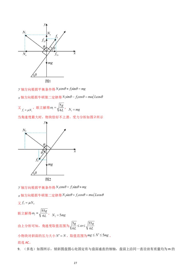 考点16圆周运动（核心考点精讲精练）-备战2024年高考物理一轮复习考点帮（新高考专用）（解析版）_04高考物理_新高考复习资料_2024新高考复习资料_一轮复习资料
