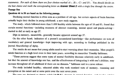 2016.06四级真题第3套可复制可检索_02.四六级真题+模拟题（0128）_四级真题+音频+解析(0128)_02.2013&mdash;2015年旧题型_2016年6月CET4_2016.06四级真题PDF