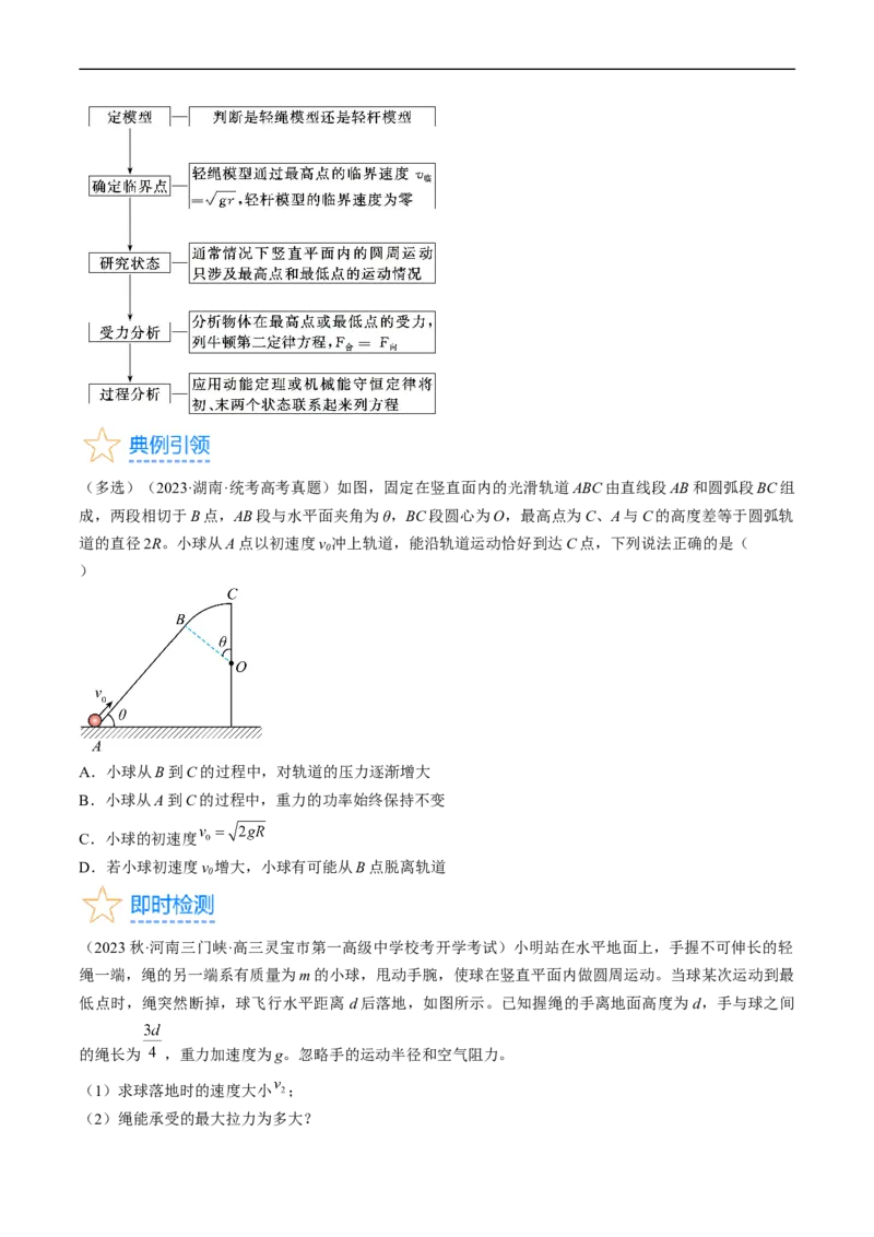 考点17圆周运动（原卷版）_04高考物理_通用版（老高考）复习资料_2024年复习资料_完备战2024年高考物理一轮复习考点帮（全国通用）