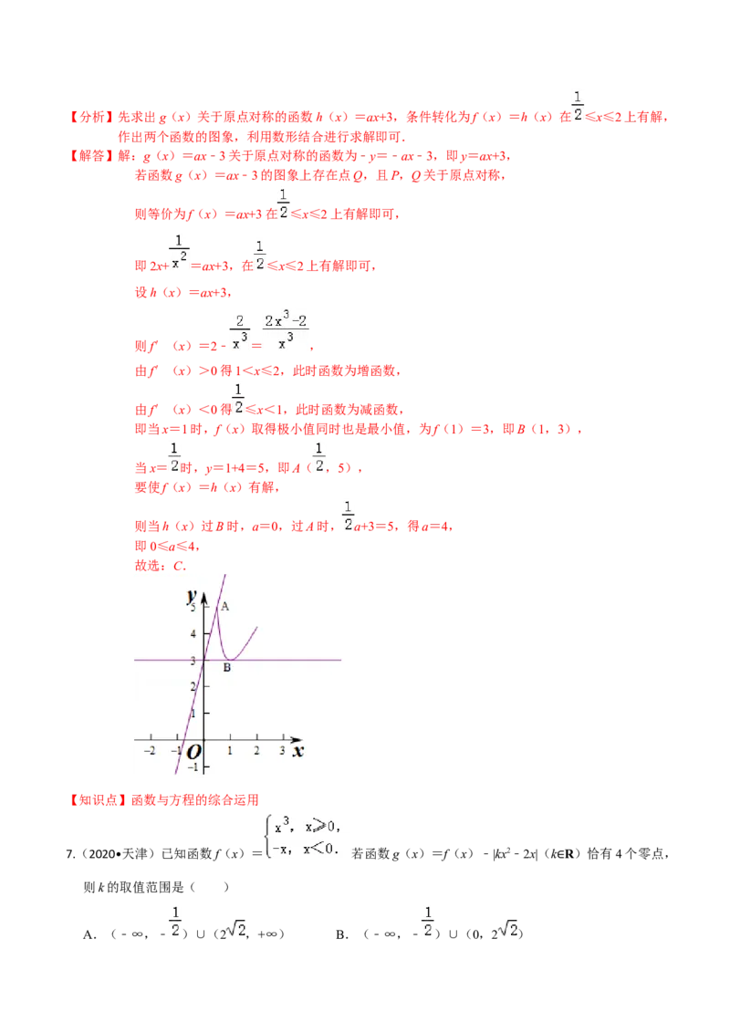 考点06函数的应用-2022年高考数学一轮复习小题多维练（新高考版）（解析版）_02高考数学_新高考复习资料_2022年新高考资料_2022年高考数学一轮复习小题多维练（新高考版）8.7更新