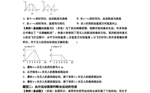 知识点24：曲线运动　运动的合成与分解（原卷版）_04高考物理_通用版（老高考）复习资料_2024年复习资料_基础版2024届高考物理一轮复习讲义及对应练习