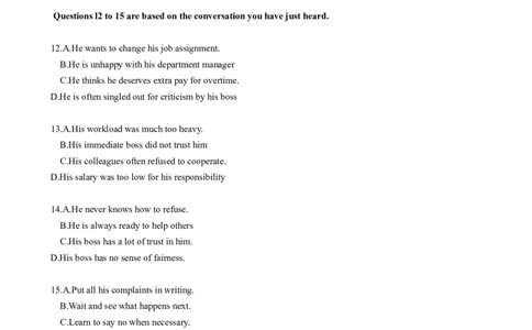 2016年06月四级真题全3套_02.四六级真题+模拟题（0128）_四级真题+音频+解析(0128)_02.2013&mdash;2015年旧题型_2016年6月CET4_2016.06四级真题word