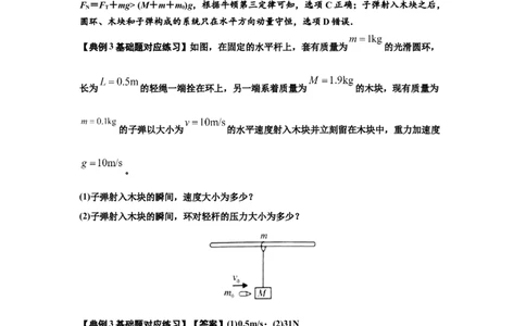 知识点54：应用三大观点解决子弹与木块碰撞问题（解析版）_04高考物理_新高考复习资料_2024新高考复习资料_一轮复习资料_基础版2024届高考物理一轮复习讲义及对应练习