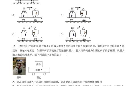 第12讲牛顿运动定律（练习）（原卷版）_04高考物理_新高考复习资料_2024新高考复习资料_一轮复习资料_2024年高考物理一轮复习讲练测（讲义+练习+课件）（新高考）_讲义+练习