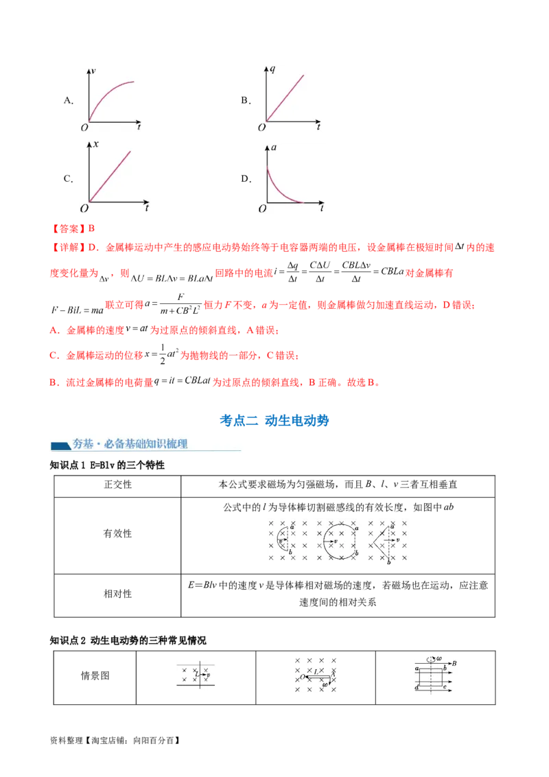 第55讲法拉第电磁感应定律自感和涡流（讲义）（解析版）_04高考物理_新高考复习资料_2024新高考复习资料_一轮复习资料_2024年高考物理一轮复习讲练测（讲义+练习+课件）（新高考）