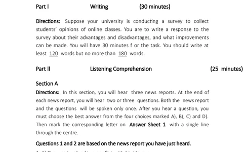 2023年06月四级真题全3套_02.四六级真题+模拟题（0128）_四级真题+音频+解析(0128)_03.2016&mdash;2025年新题型_2023年06月四级_2023.06四级真题word