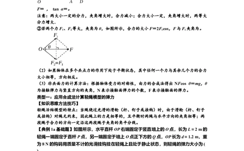知识点6：弹力（解析版）_04高考物理_新高考复习资料_2024新高考复习资料_一轮复习资料_基础版2024届高考物理一轮复习讲义及对应练习_知识点6：弹力基础版