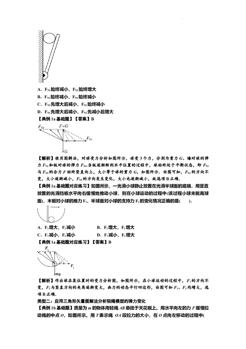知识点6：弹力（解析版）_04高考物理_新高考复习资料_2024新高考复习资料_一轮复习资料_基础版2024届高考物理一轮复习讲义及对应练习_知识点6：弹力基础版