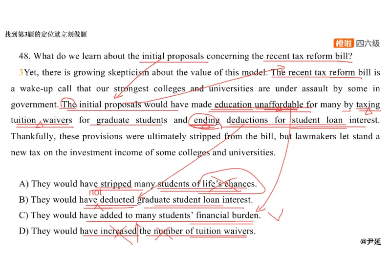 04.阅读精讲精练4_英语四六级保存避免失效_最新更新，视频都在这_2026，6月六级速转存易和谐_0、2025年12月六级_06.橙啦六级全程班石雷鹏_03.真题技巧+专项带练_03.阅读精讲精练_资料