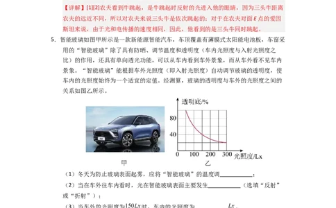 2.4光的反射（专题训练）十一大题型（解析版）_8上-初中物理苏科版(4)_03讲义