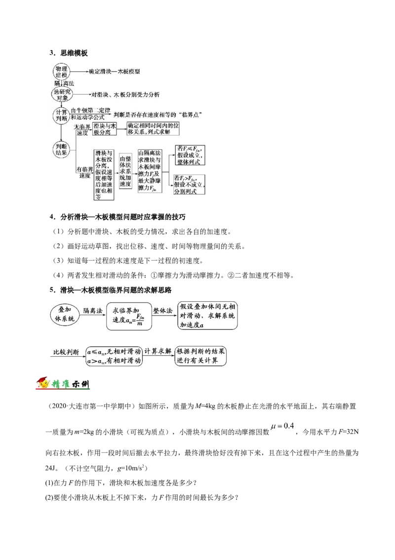 解密03牛顿运动定律（原卷版）-高频考点解密2021年高考物理二轮复习讲义+分层训练_04高考物理_新高考复习资料_2021年新高考资料