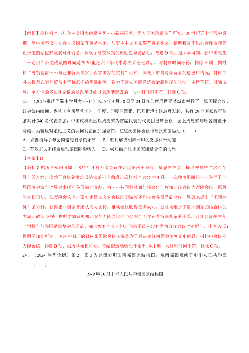 重难点08中国特色社会主义道路的开创与发展（解析版）_07高考历史_2024年新高考资料_3.2024专项复习_2024年高考历史热点&middot;重点&middot;难点专练（新高考专用）