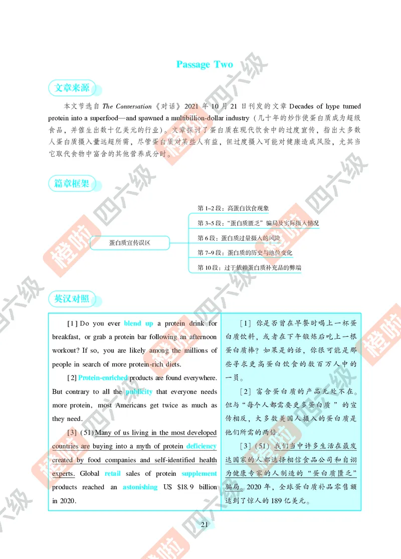 06.2024年12月四级（第三套）-解析6-12_英语四六级保存避免失效_最新更新，视频都在这_2026、6月四级速转存易和谐_0、2025年12月四级_06.橙啦四级全程班石雷鹏_00.讲义_真题_24年12月