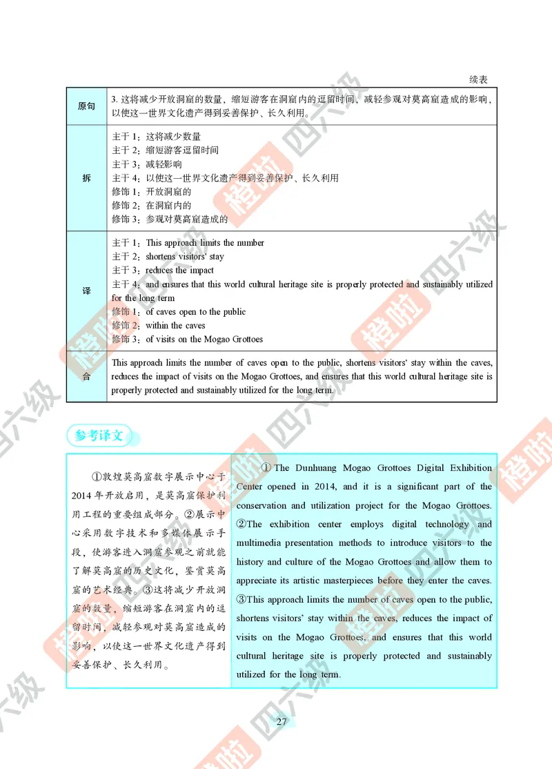 06.2024年12月四级（第三套）-解析6-12_英语四六级保存避免失效_最新更新，视频都在这_2026、6月四级速转存易和谐_0、2025年12月四级_06.橙啦四级全程班石雷鹏_00.讲义_真题_24年12月