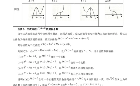 重难点突破03三次函数的图象和性质（八大题型）（原卷版）_02高考数学_2025年新高考资料_一轮复习_2025年高考数学一轮复习讲练测（新教材新高考，含2024高考真题）