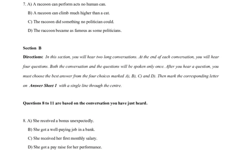 2019年12月四级真题第2套（未核对，不推荐用）_英语四六级保存避免失效_最新更新，视频都在这_2026、6月四级速转存易和谐_新大学英语2025.6月4.6级真题_※1.四级历年真题、解析及听力