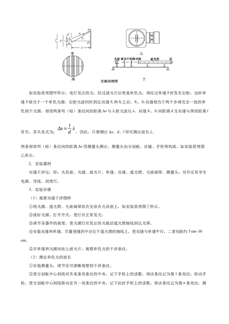 解密20选修实验（原卷版）-高频考点解密2021年高考物理二轮复习讲义+分层训练_04高考物理_新高考复习资料_2021年新高考资料_高频考点解密2021年高考物理二轮复习讲义+分层训练