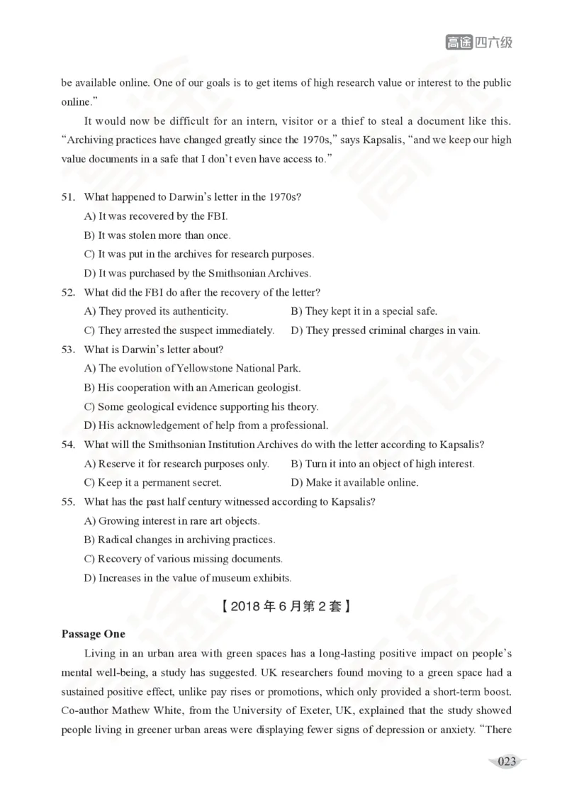 (2.6)-四级阅读讲义_英语四六级保存避免失效_最新更新，视频都在这_2026、6月四级速转存易和谐_1、2025年6月四级_02.2026四级英语高途唐静_四级秋季全程Standard班_{2}--资料