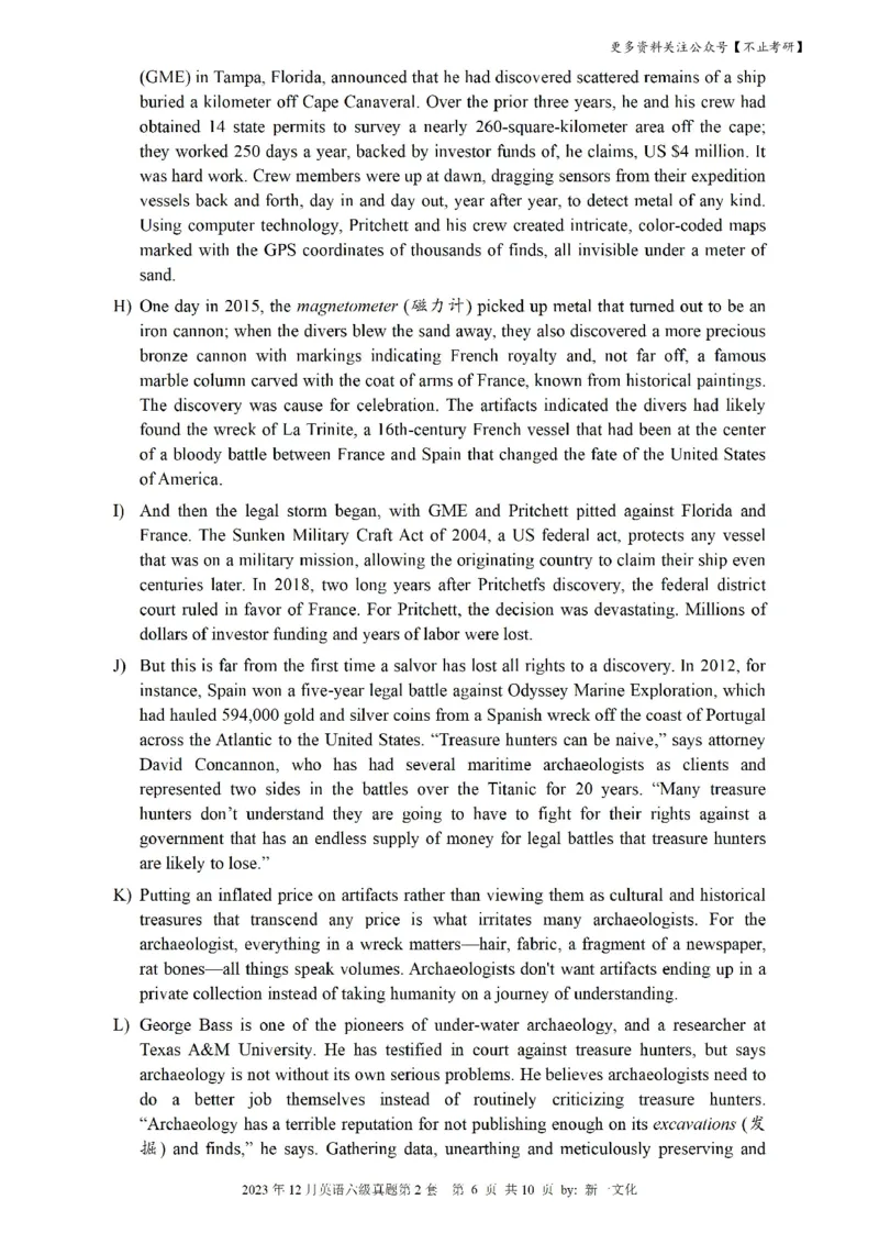 2023.12六级真题第2套可复制可检索，打印首选_英语四六级保存避免失效_最新更新，视频都在这_2026，6月六级速转存易和谐_1、2025年6月六级_13.2026六级英语刘晓燕-保命班