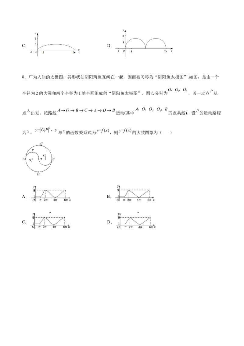 专题13函数的图象(二)(原卷版)_新高考复习资料_2023年新高考资料_专项复习_2023年新高考数学之函数专项重点突破（新高考专用）