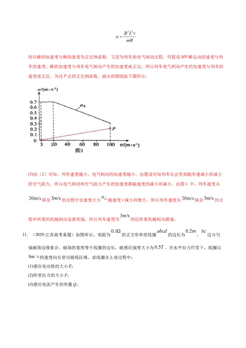 解密11电磁感应（解析版）-高频考点解密2021年高考物理二轮复习讲义+分层训练_04高考物理_新高考复习资料_2021年新高考资料_高频考点解密2021年高考物理二轮复习讲义+分层训练