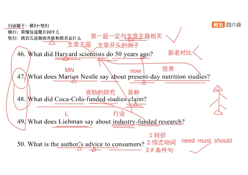 01.阅读精讲精练1_英语四六级保存避免失效_最新更新，视频都在这_2026、6月四级速转存易和谐_0、2025年12月四级_06.橙啦四级全程班石雷鹏_03.解题技巧+专项带练_03.阅读精讲精练_资料