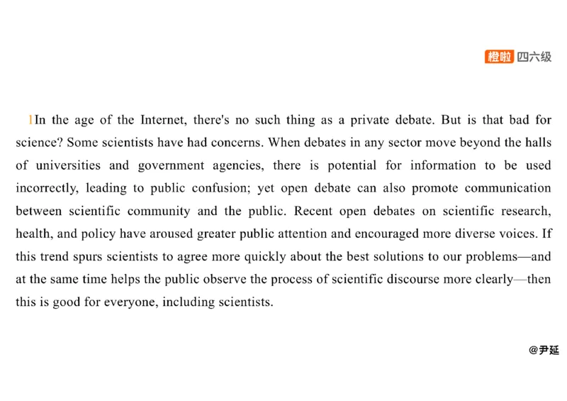 06.阅读精讲精练6_英语四六级保存避免失效_最新更新，视频都在这_2026、6月四级速转存易和谐_0、2025年12月四级_06.橙啦四级全程班石雷鹏_03.解题技巧+专项带练_03.阅读精讲精练_资料