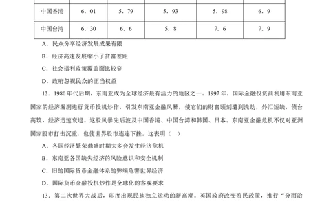 课时35社会主义国家的发展与变化与新兴国家的发展（原卷版）-2022年高考历史一轮复习小题多维练（新高考版）_07高考历史_新高考复习资料_2022年新高考复习资料