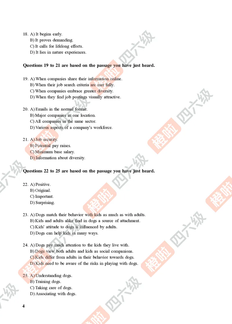01.2024年12月四级（第一套）-试题6-12_英语四六级保存避免失效_最新更新，视频都在这_2026、6月四级速转存易和谐_0、2025年12月四级_06.橙啦四级全程班石雷鹏_00.讲义_真题_24年12月