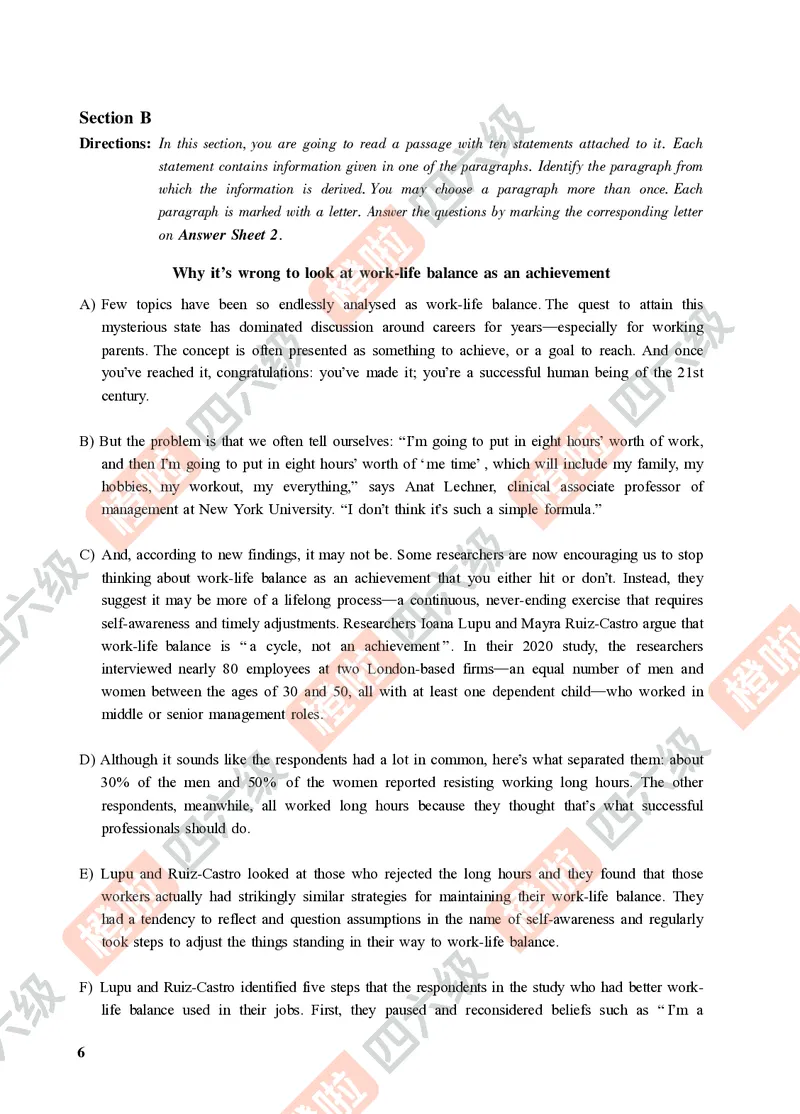 01.2024年12月四级（第一套）-试题6-12_英语四六级保存避免失效_最新更新，视频都在这_2026、6月四级速转存易和谐_0、2025年12月四级_06.橙啦四级全程班石雷鹏_00.讲义_真题_24年12月