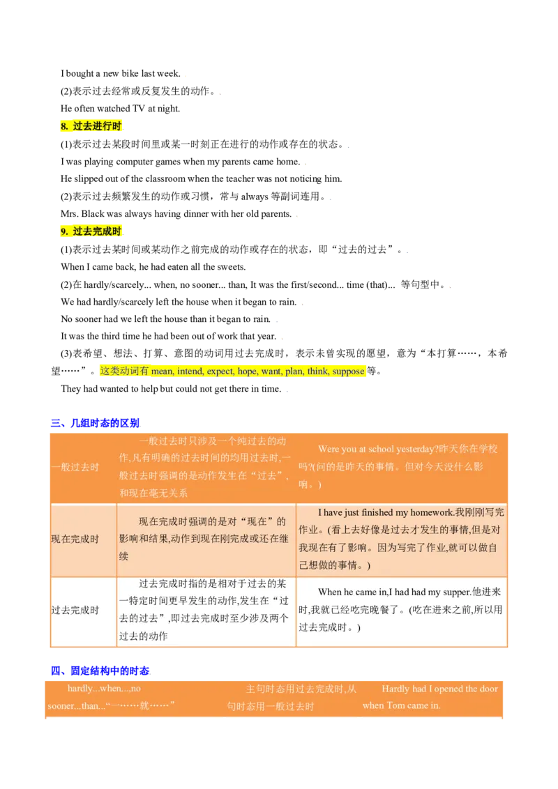 重难语法练04动词时态语态（解析版）_02高考数学_2025年新高考资料_二轮复习_01高考语文等多个文件_2025年高考英语二轮热点题型归纳与变式演练（新高考通用）_第四部分重点语法