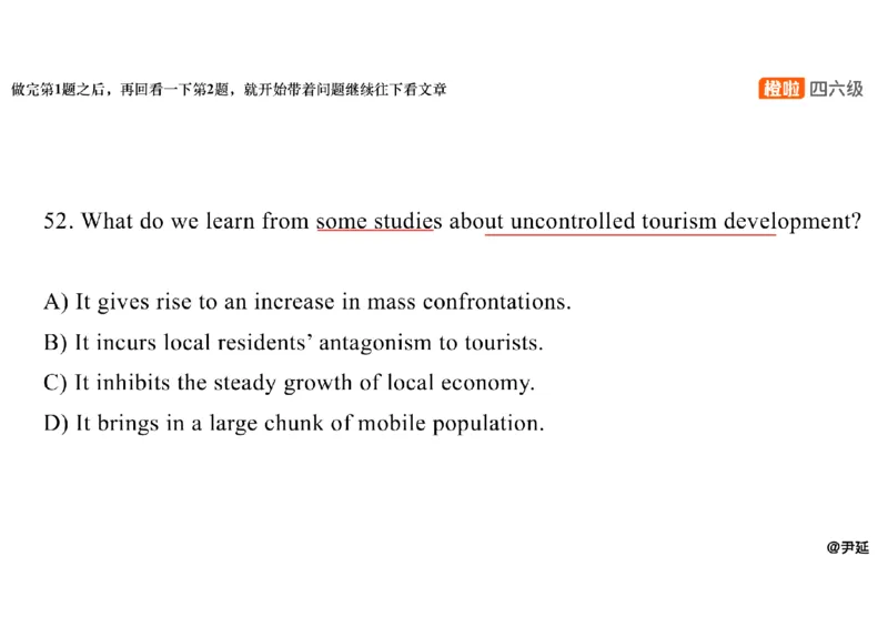 03.阅读精讲精练3_英语四六级保存避免失效_最新更新，视频都在这_2026，6月六级速转存易和谐_0、2025年12月六级_06.橙啦六级全程班石雷鹏_03.真题技巧+专项带练_03.阅读精讲精练_资料