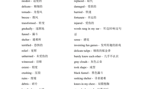 读后续写新题06：友情类助人类：龙卷风之后盛开友谊之花、重建花园（2024广东二模英语）-冲刺2024高考高中英语应用文写作&读后续写（创新话题命题类）新题速递_03高考英语