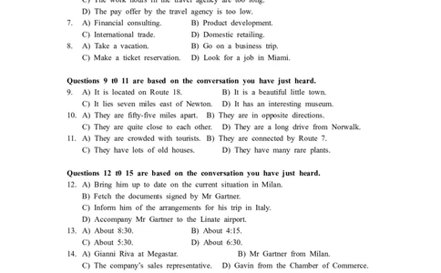 2013年12月四级第2套真题_英语四六级保存避免失效_最新更新，视频都在这_2026、6月四级速转存易和谐_新大学英语2025.6月4.6级真题_※1.四级历年真题、解析及听力_1.1989-2016年（旧题型）