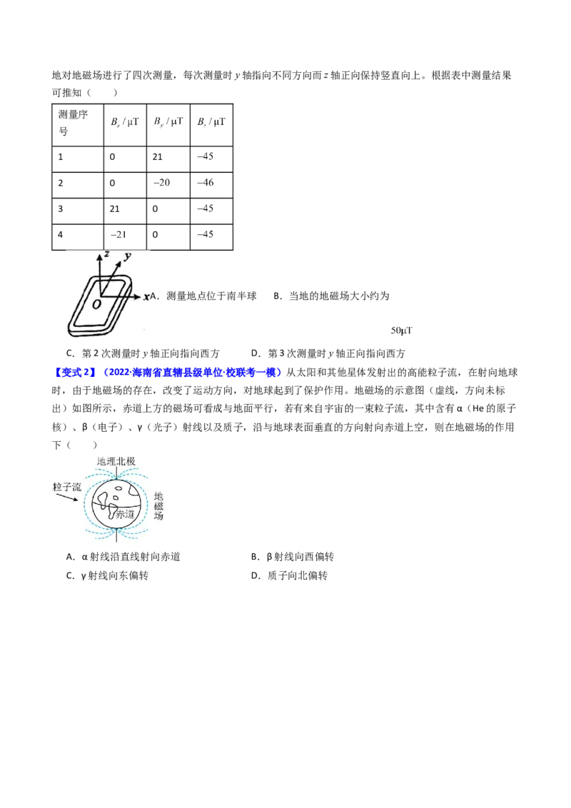 考点45磁场的描述磁场对电流的作用（核心考点精讲+分层精练）原卷版_04高考物理_新高考复习资料_2024新高考复习资料_一轮复习资料