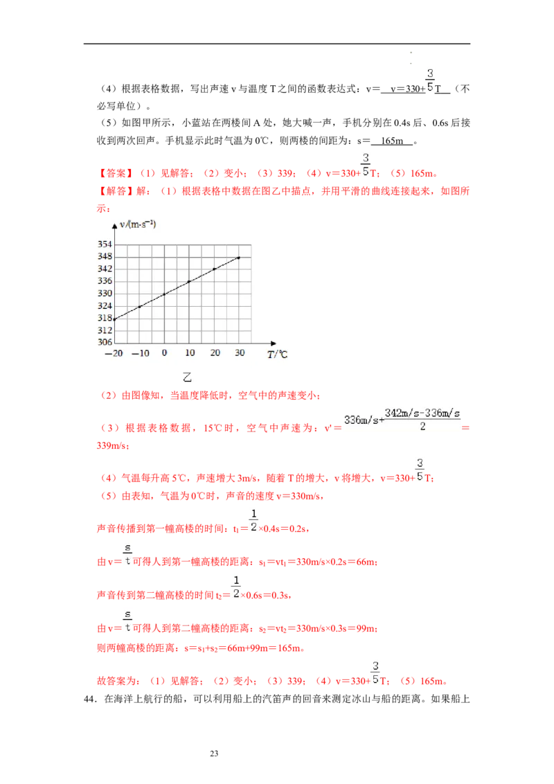 1.1声音是什么（专题训练）八大题型（解析版）_8上-初中物理苏科版(4)_03讲义