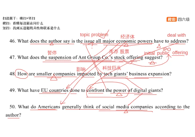 02.阅读精讲精练2_英语四六级保存避免失效_最新更新，视频都在这_2026，6月六级速转存易和谐_0、2025年12月六级_06.橙啦六级全程班石雷鹏_03.真题技巧+专项带练_03.阅读精讲精练_资料