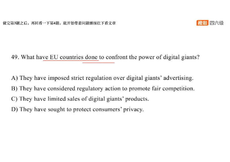 02.阅读精讲精练2_英语四六级保存避免失效_最新更新，视频都在这_2026，6月六级速转存易和谐_0、2025年12月六级_06.橙啦六级全程班石雷鹏_03.真题技巧+专项带练_03.阅读精讲精练_资料