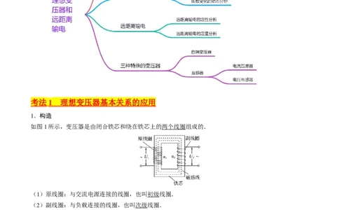 考点54理想变压器和远距离输电（核心考点精讲+分层精练)解析版_04高考物理_新高考复习资料_2024新高考复习资料_一轮复习资料_完备战2024年高考物理一轮复习考点帮（新高考专用）