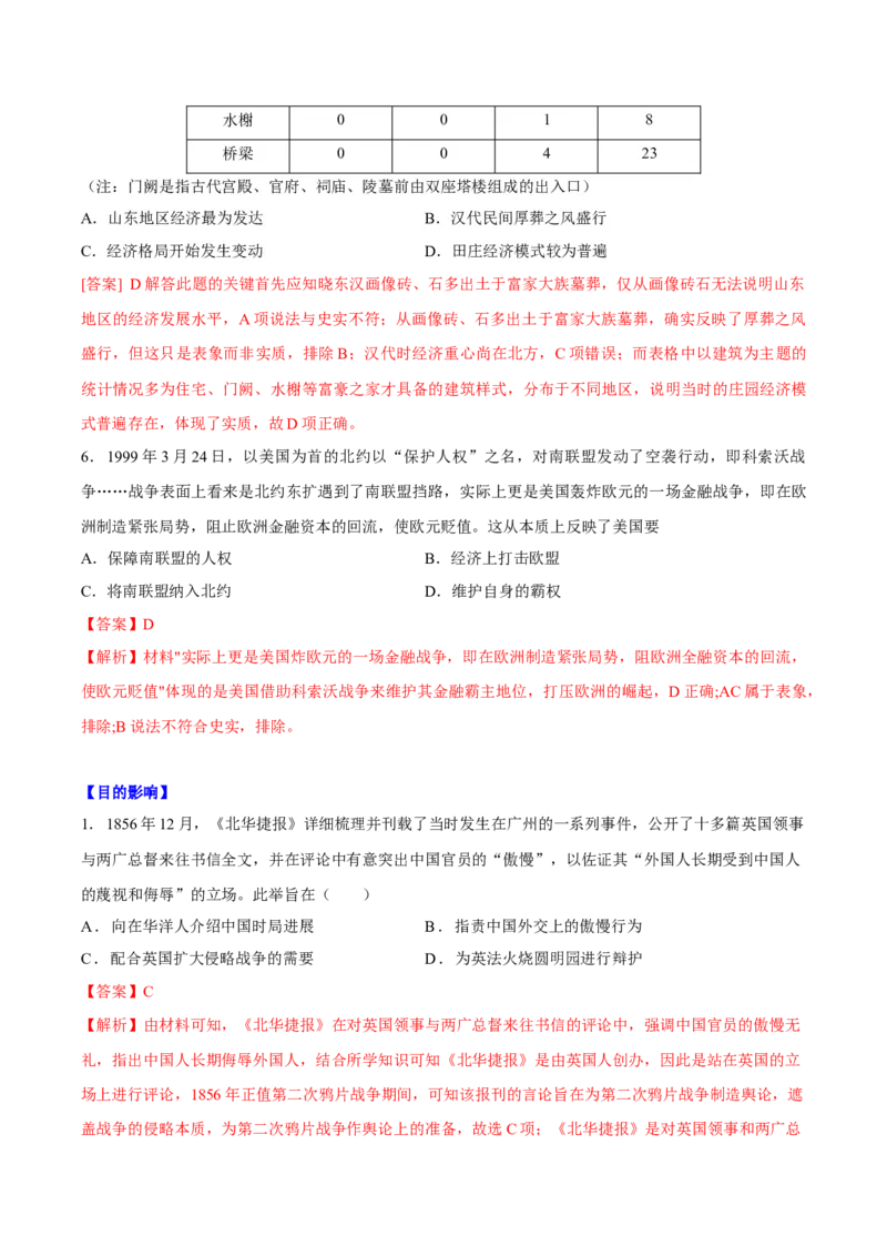 重难点18常见选择题问法解读与技巧分析（解析版）_07高考历史_2024年新高考资料_3.2024专项复习_2024年高考历史热点&middot;重点&middot;难点专练（新高考专用）