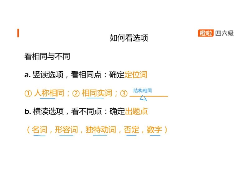03.听力精讲3_英语四六级保存避免失效_最新更新，视频都在这_2026、6月四级速转存易和谐_0、2025年12月四级_06.橙啦四级全程班石雷鹏_03.解题技巧+专项带练_01.听力精讲_资料
