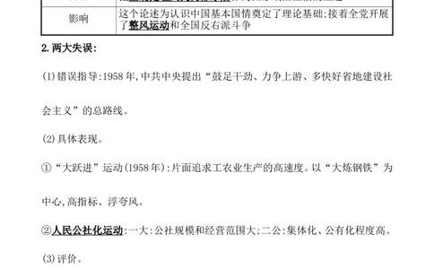 课题26社会主义建设在探索中曲折发展教案_07高考历史_新高考复习资料_2022年新高考复习资料_2022届一轮复习讲练结合7.11更新_系列1_课题26社会主义建设在探索中曲折发展