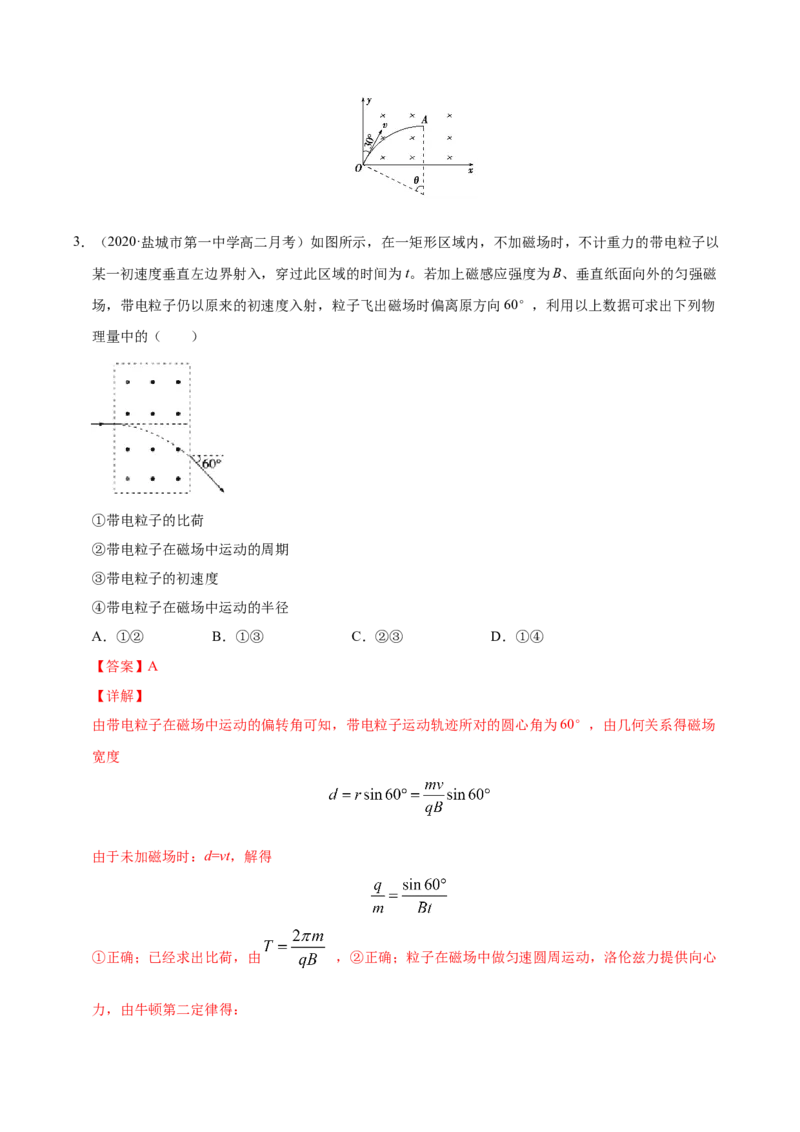 解密10磁场（解析版）-高频考点解密2021年高考物理二轮复习讲义+分层训练_04高考物理_新高考复习资料_2021年新高考资料_高频考点解密2021年高考物理二轮复习讲义+分层训练