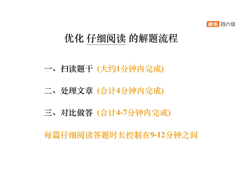 03.阅读精讲精练3_英语四六级保存避免失效_最新更新，视频都在这_2026、6月四级速转存易和谐_0、2025年12月四级_06.橙啦四级全程班石雷鹏_03.解题技巧+专项带练_03.阅读精讲精练_资料